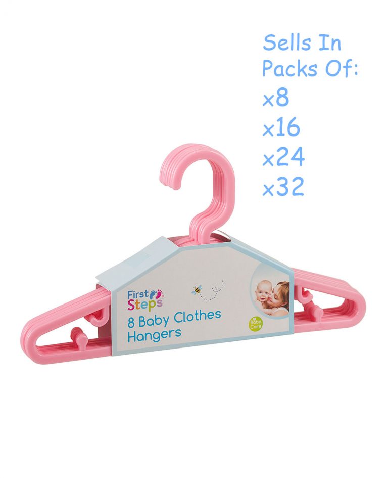 Pink Baby Clothes Hanger Pack E&A Distribution