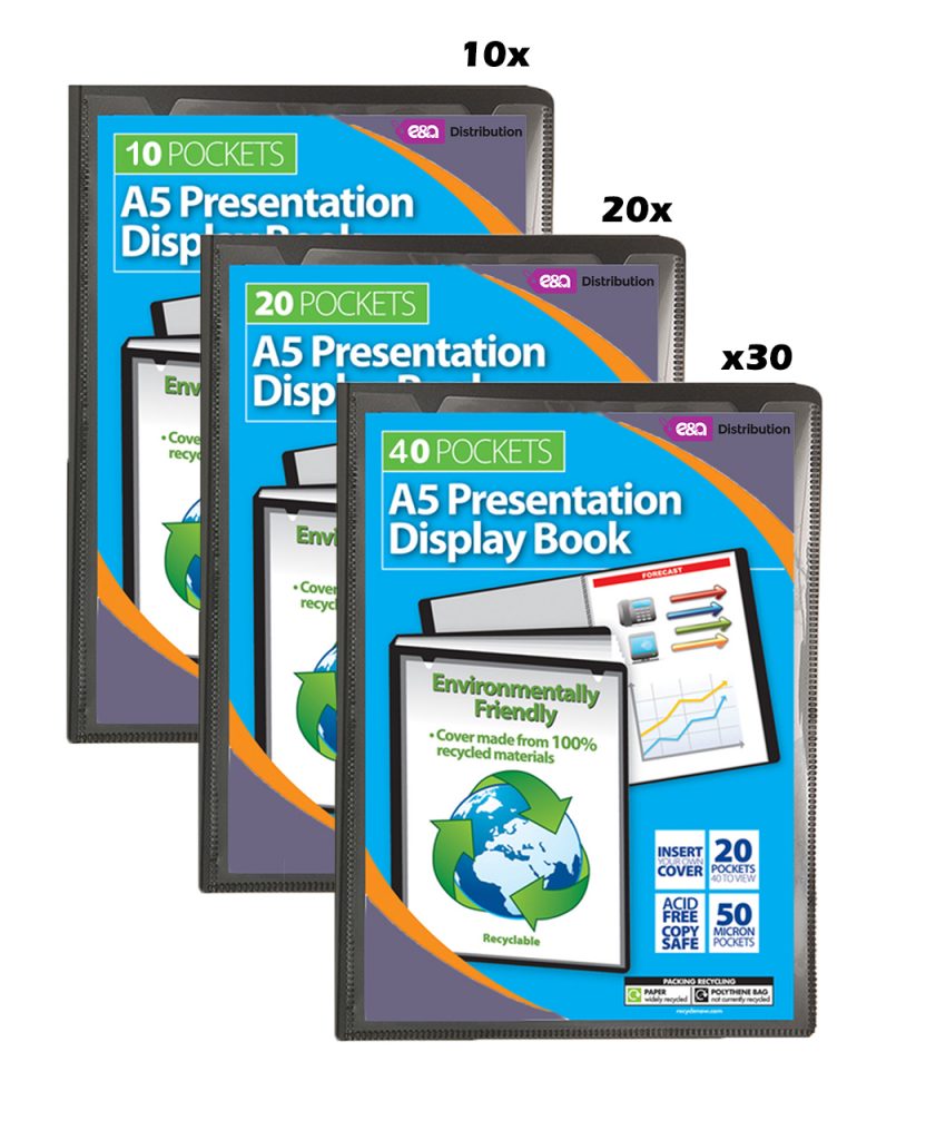 A5 Presentation Display Books E&A Distribution
