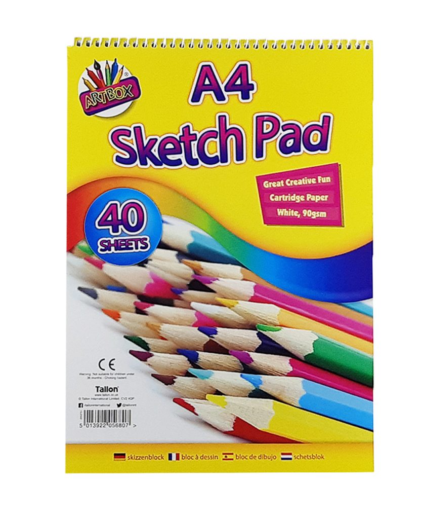 Artbox Sketch Pad 40 Sheets E&A Distribution
