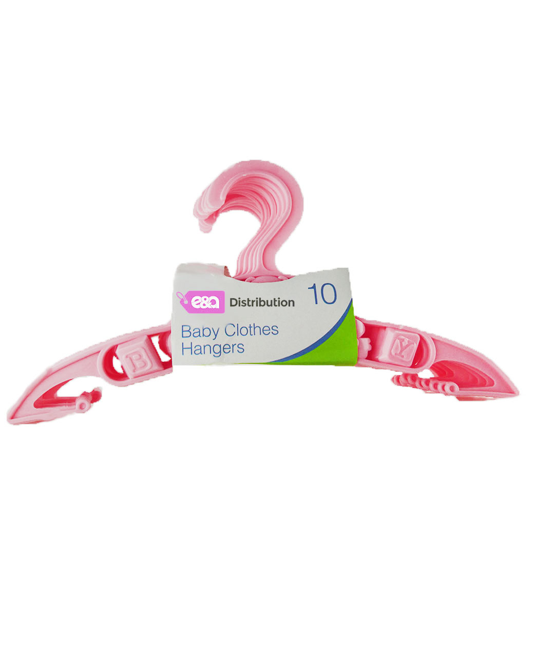 Engraved Pink Baby Clothes Hangers E&A Distribution