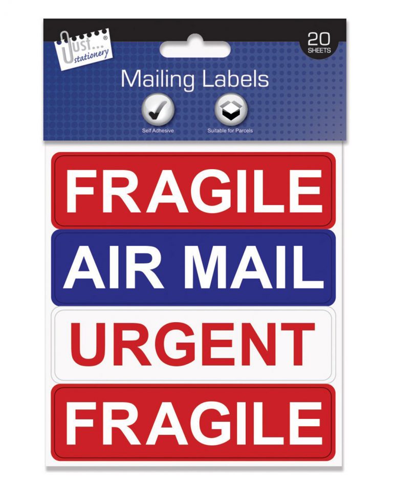 Mailing Labels 20 Sheets - E&A Distribution