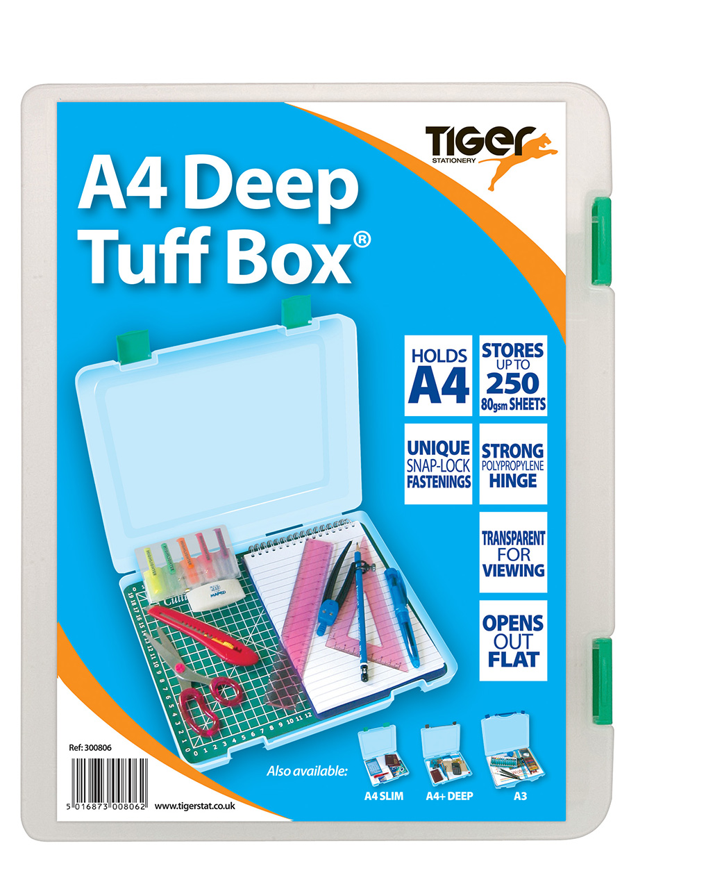 A4 deep tuff box assorted colours ( black,red,green,blue) - E&A Distribution