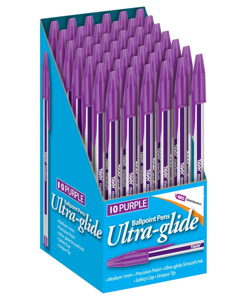 Purple Ballpoint Pens Ultraglide E&A Distribution