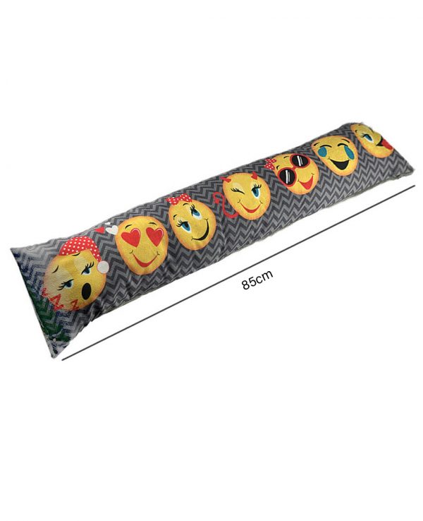 Emoji Velvet Cushion Draught Door Excluder-funky draught excluder, velvet draught excluder, draught excluder cushion 4