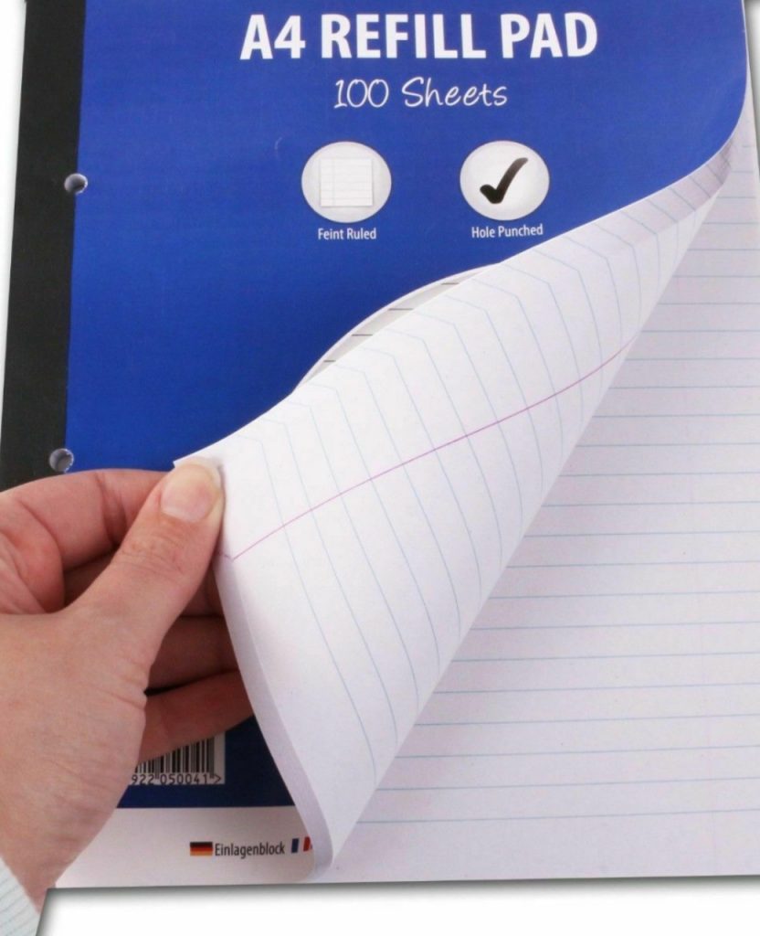 A4 Refill Pad 100 Sheets Shop Now! E&A Distribution