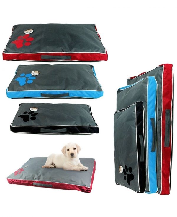 Waterproof Dog mattress cushion in 3 colours and 3 sizes