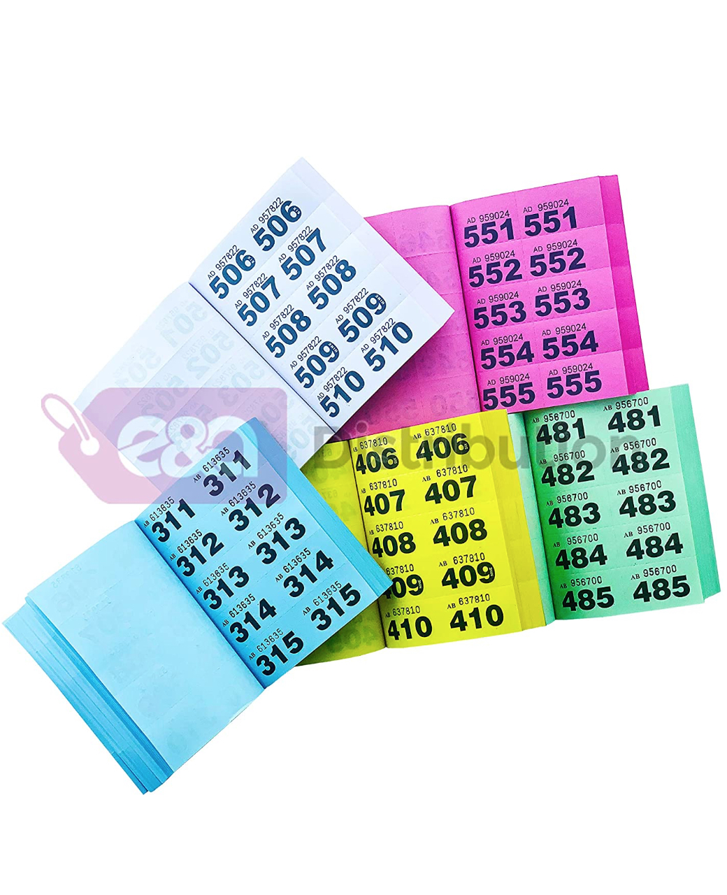 Cloakroom Raffle Tickets By E A E A Distribution