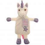 Purple Unicorn animal hot water bottle, animal hot water bottle cover, unicorn hot water bottle cover, uk