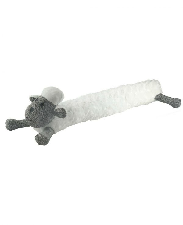 White Sheep Herringbone Door Draught excluder-animal door draught excluder, funky draught excluders, sausage dog draught excluder, sausage dog draught excluder sewing pattern