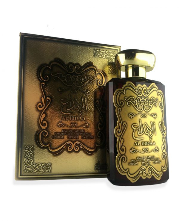 Al Ibdaa Gold 100ml-arabian oud perfume, arabic oudh, best arabic perfume for ladies, arabian oud perfume uk, fragrance, best arabian oud fragrance 2