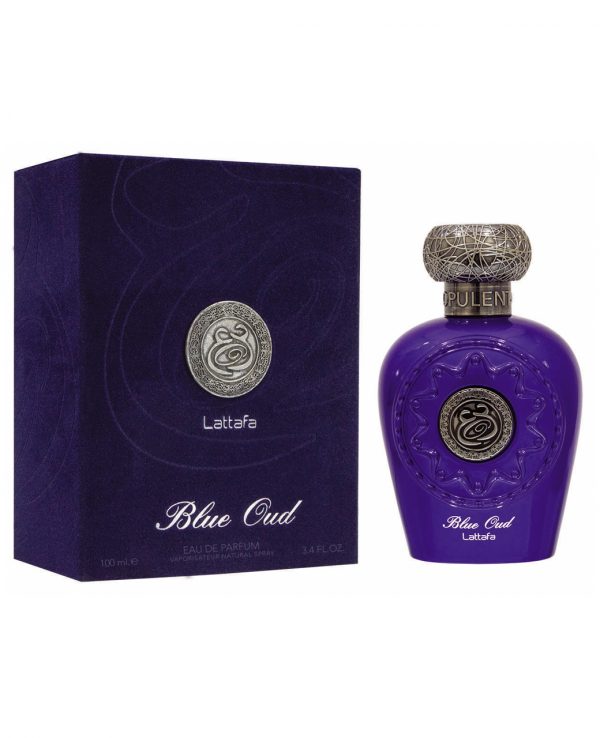 Blue Oud 100ml Lattafa-arabian oud perfume, arabic oudh, best arabic perfume for ladies, arabian oud perfume uk, fragrance, best arabian oud fragrance lattafa uk