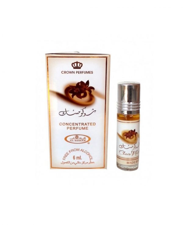 Choco Musk perfume oil 6ml roll on attar al rehab-al rehab concentrated perfume oil, best attar perfume oil, al-rehab crown roll on attar perfume oil, best arabic perfume oil