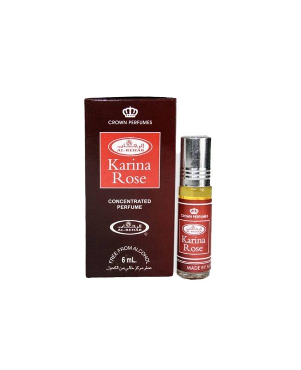 Karina Rose perfume oil 6ml roll on attar al rehab-al rehab concentrated perfume oil, best attar perfume oil, al-rehab crown roll on attar perfume oil, best arabic perfume oil