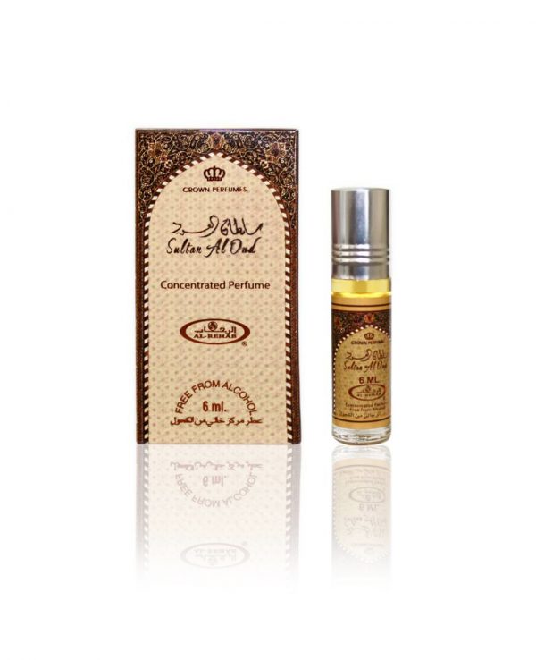 Sultan Al Oud perfume oil 6ml roll on attar al rehab-al rehab concentrated perfume oil, best attar perfume oil, al-rehab crown roll on attar perfume oil, best arabic perfume oil