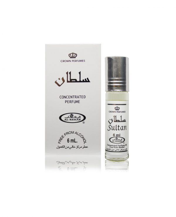 Sultan perfume oil 6ml roll on attar al rehab-al rehab concentrated perfume oil, best attar perfume oil, al-rehab crown roll on attar perfume oil, best arabic perfume oil