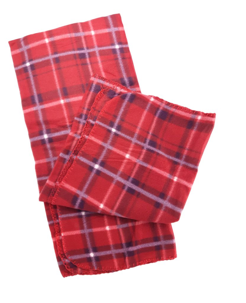 Tartan Check Fleece Throws & Blankets E&A Distribution