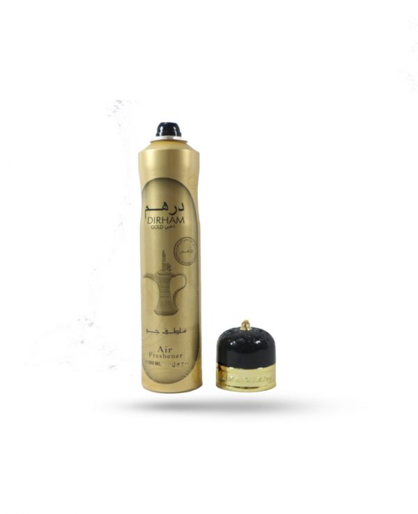 Dirham Gold by Ard Al Zaafaran 300ML Arabic Arabian Air Freshener Fragrance Home Spray Vanilla Woody
