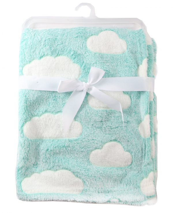 baby blanket grey clouds pattern soft blanket for baby for babies blanket