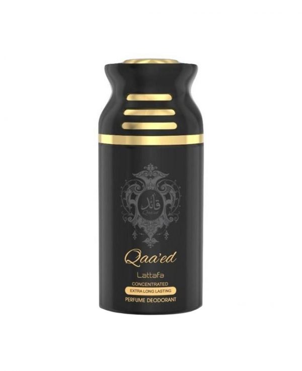Lattafa Qaeed 250ml perfume deodorant deo spray- arabian oud body spray