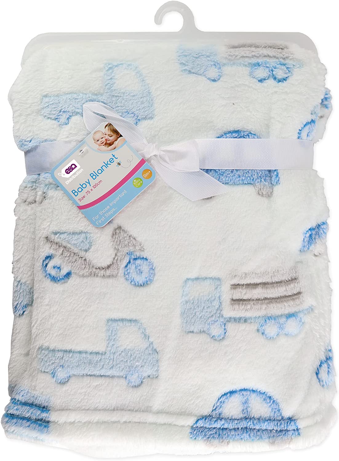 Blue Scooter Car Fleece Blanket E A Distribution