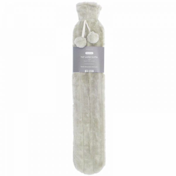 Mink Long Faux Fur Hot Water Bottle
