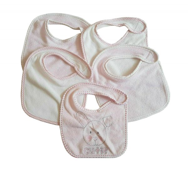 Pink Terry Bibs