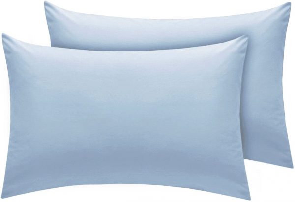 Cotton Pillowcase Sky Blue