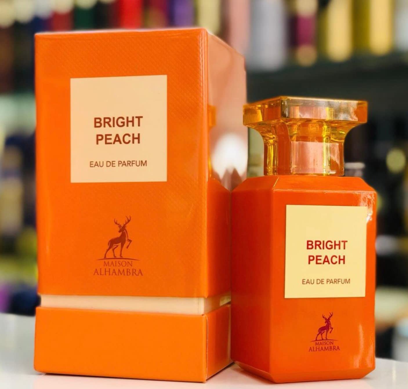 Bright Peach 80ml Eau de Parfum Perfume for Women & Men by Maison Alhambra (Inspired by
