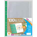 A4 Extra Thick 50 Micron Punched Pockets Clear100 Pack