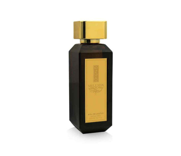 Million Launo 100ml EDP By Fragrance World in black and gold bottle