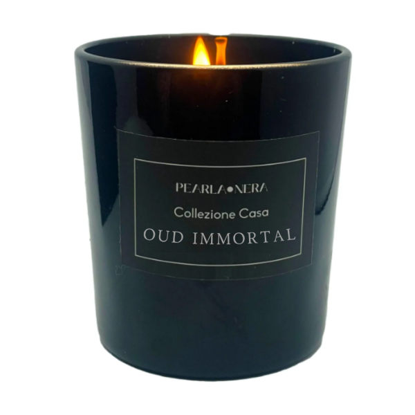 Oud Immortal Scented Candle By Pearla Nera