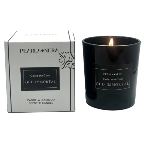Oud Immortal Scented Candle By Pearla Nera