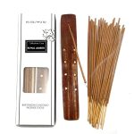 Royal Amber Incense Sticks with Wooden Holder