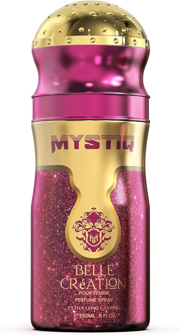 Belle Creation 250ml Extra Long Lasting Perfume Spray For Her By Mystiq
