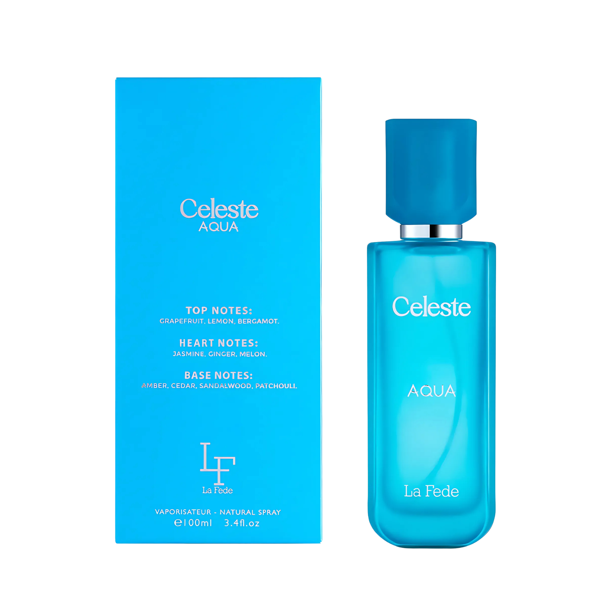 La Fede Celeste Aqua 100ml Khadlaj EDP For Unisex La Fede Celeste Aqua 100ml Khadlaj EDP For Unisex