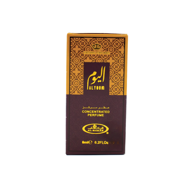 Alyoum 6ml Roll-On Arabic Perfume Oil Al Rehab Alcohol-Free Attar