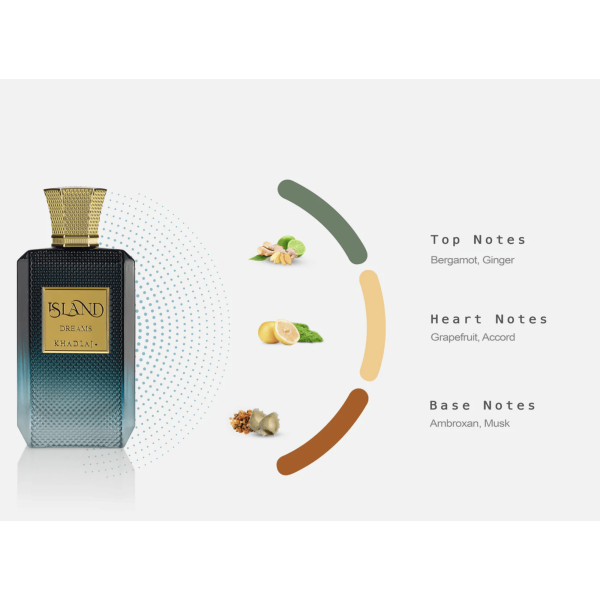 Khadlaj Island Dreams 100ml Extrait de Parfum Spray for Unisex