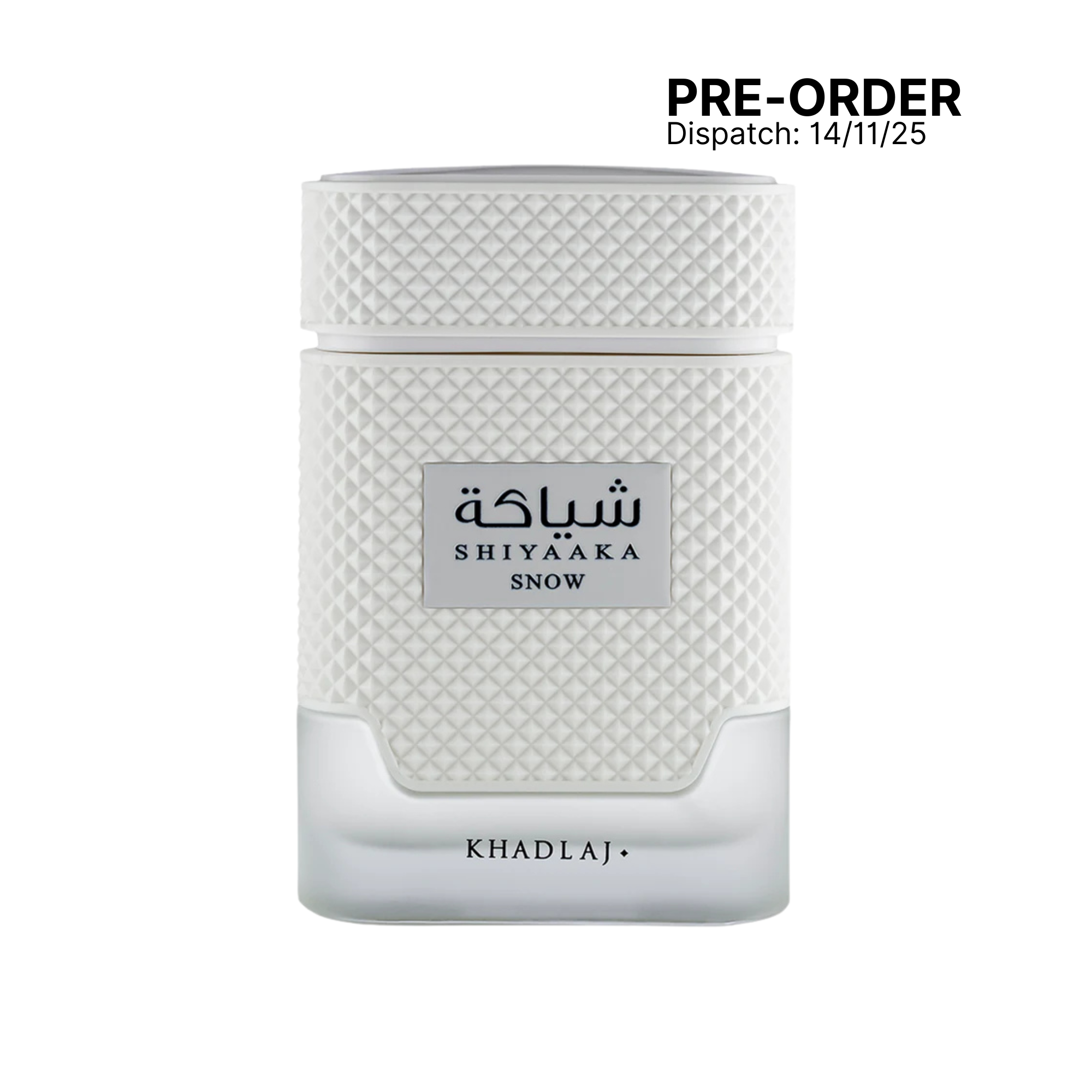 Khadlaj Perfumes Shiyaaka Snow (White Perfume) Pre-Order Khadlaj Perfumes Shiyaaka Snow (White Perfume) Pre-Order