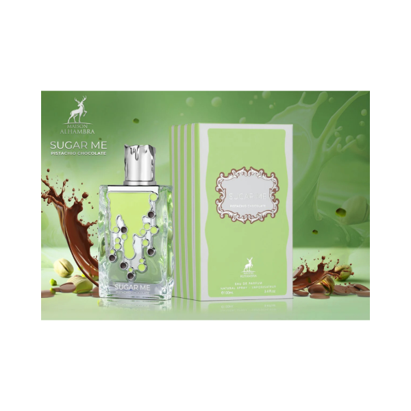 Sugar Me Pistachio Maison Alhambra Perfume & Green Box