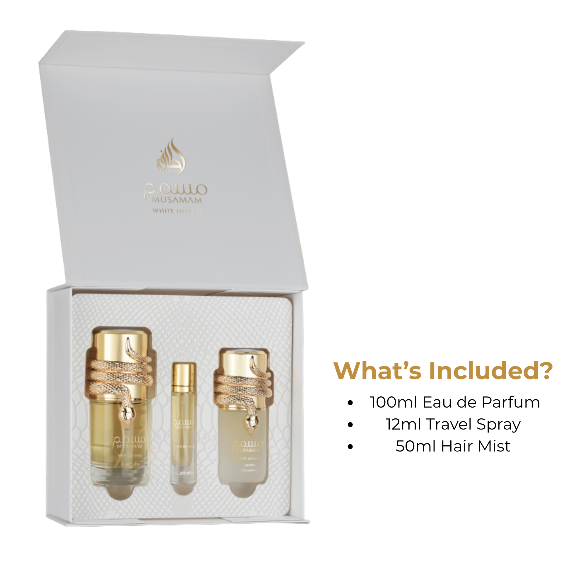 Musamam Lattafa Fragrance Giftset - What's Included Musamam Lattafa Fragrance Giftset - What's Included