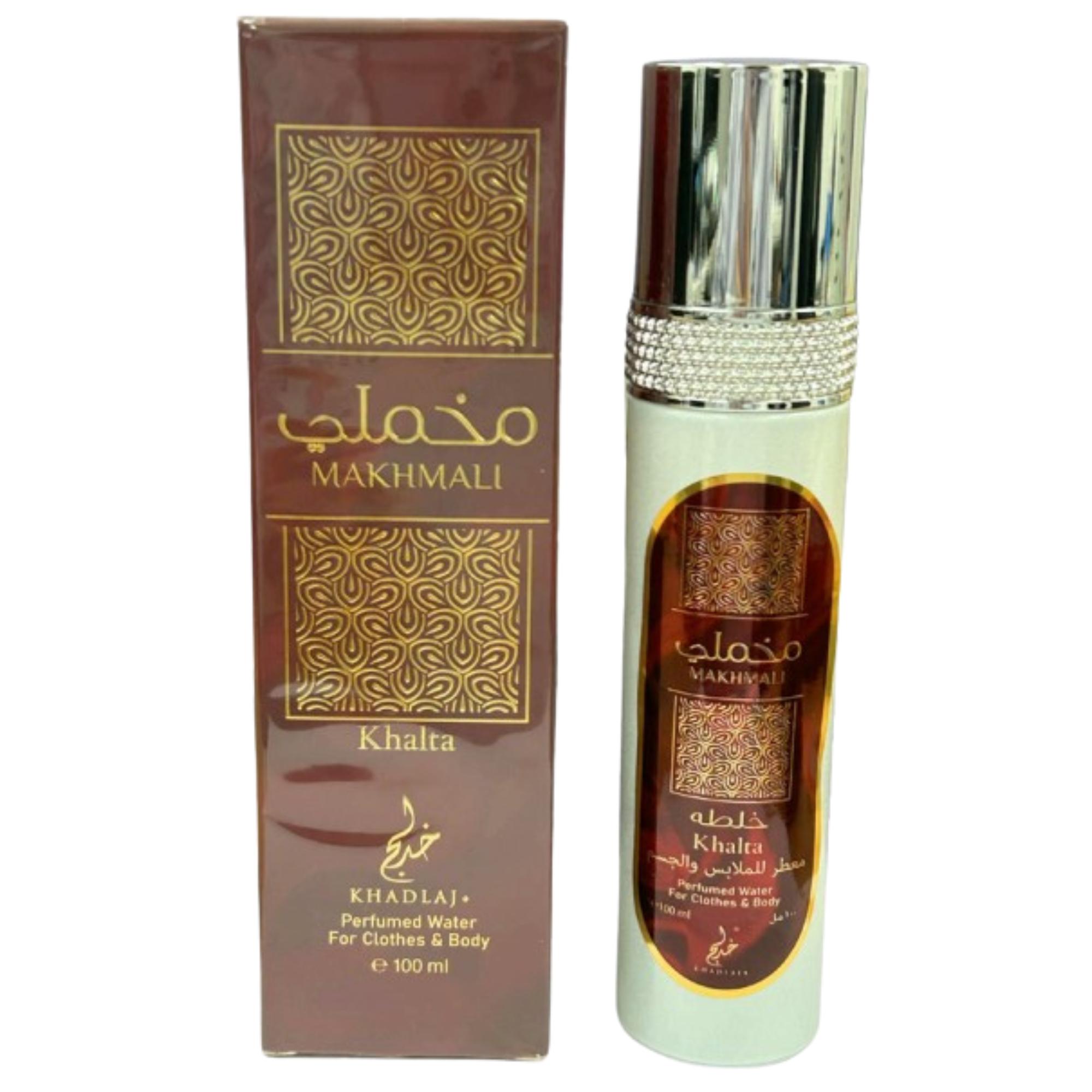 Khadlaj Khalta Makhmali 100ml Water Perfume - Alcohol Free