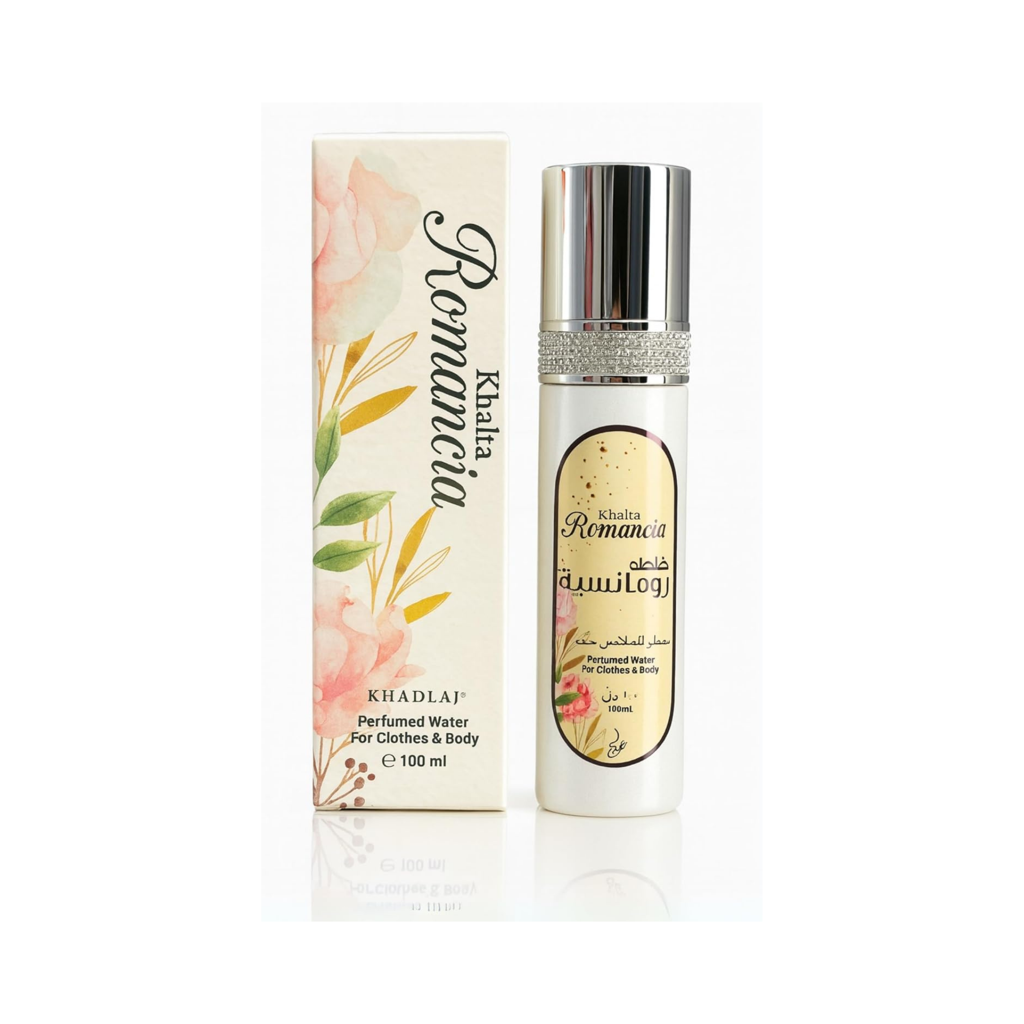 Khadlak Khalta Romancia Perfumed Water - Alcohol-Free (Bottle & Box)