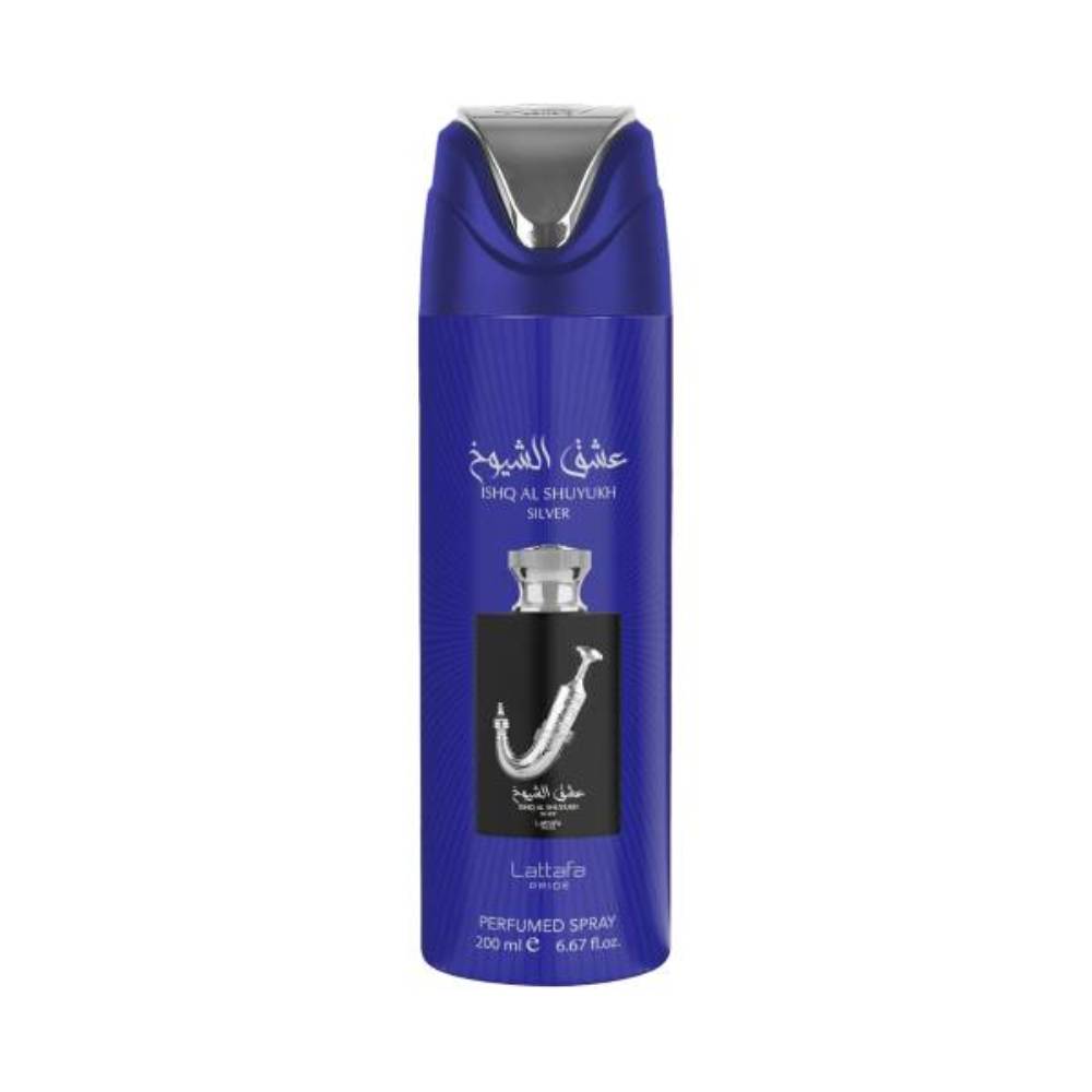 Lattafa Pride Ishq Al Shuyukh Silver 200ml Body Sprays
